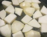 春キャベツとかぶのミルク煮作り方3写真