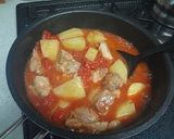 鶏肉とじゃがいものトマト煮作り方4写真
