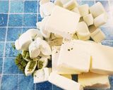 季節限定！材料3つ抹茶のレアチーズケーキ作り方2写真