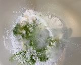 米粉の蒸しパン/宇治抹茶作り方1写真