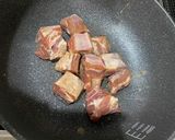 スペアリブの黒酢酢豚作り方3写真