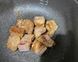スペアリブの黒酢酢豚作り方4写真