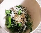 水菜のしゃきしゃきとろろごはん作り方2写真