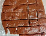 チョコレート不要！オオバコの生チョコ餅作り方4写真