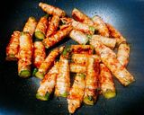 お弁当★オクラ豚バラ巻き病みつき特製ダレ作り方3写真