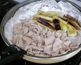 疲労回復!なすと豚肉の香味ダレうどん作り方5写真