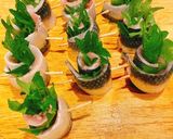 和洋折衷イワシのロール 梅肉ソース添え作り方5写真