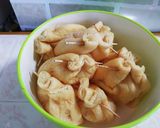 卵の巾着煮作り方4写真