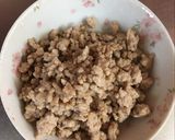 日清ラ王坦々麺の作り方　豚そぼろも。作り方3写真