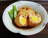 卵の巾着煮作り方7写真