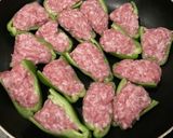 ピーマンと挽肉のみで簡単ピーマン肉詰め！作り方4写真