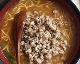 日清ラ王坦々麺の作り方　豚そぼろも。作り方10写真