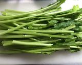 ズボラすぎる かぶの葉とサバ缶炒め作り方1写真