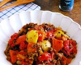 イタリアンなトマト肉じゃが作り方10写真