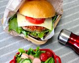 ヘルシーバンズバーガー作り方5写真