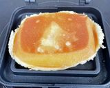 ホットサンドメーカーで3チーズ蒸しパン作り方3写真