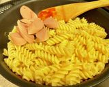 お魚ソーセージのナポリタン作り方4写真
