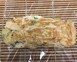 お弁当用☆タラコとブロッコリーの玉子焼き作り方8写真