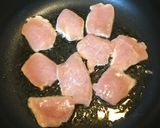 カリフローレとスナップエンドウ鶏肉の炒め作り方8写真