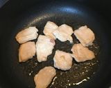 カリフローレとスナップエンドウ鶏肉の炒め作り方9写真
