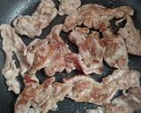 豚コマのパリパリ生姜焼き作り方5写真