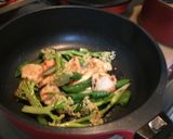 カリフローレとスナップエンドウ鶏肉の炒め作り方14写真