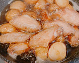新じゃがと手羽先揚煮☆簡単作り方8写真