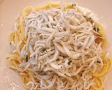 イクラとシラスのパスタ作り方9写真