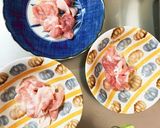 味噌ガーリックドレッシング炒め味豚平焼風作り方7写真