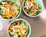味噌ガーリックドレッシング炒め味豚平焼風作り方10写真