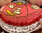 5月5日子供の日　コイキングのぼりケーキ作り方10写真