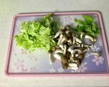 春キャベツとしめじの茶碗蒸し風作り方1写真