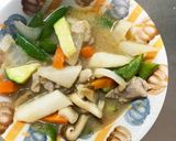 さっぱり洋風生姜味豚こま大根青椒肉絲風作り方14写真