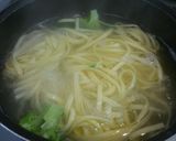 鮭とブロッコリークリームパスタゆず胡椒味作り方4写真