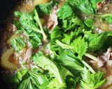 キヌアと塩麹入り豚肉とセロリの黒酢煮込み作り方6写真