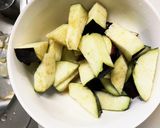 レンジ豚こまピリ辛うま煮味麻婆豆腐茄子作り方5写真