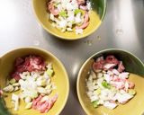 レンジ豚こまピリ辛うま煮味麻婆豆腐茄子作り方9写真