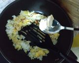 ポン酢仕立てのサラチキレタス炒飯作り方8写真