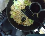 ポン酢仕立てのサラチキレタス炒飯作り方11写真