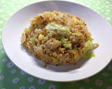 ポン酢仕立てのサラチキレタス炒飯作り方12写真