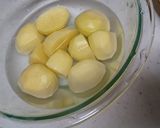 じゃがいもとえびの花椒炒め作り方1写真