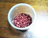 お赤飯？「これは 玄米ご飯です！」作り方1写真