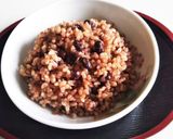 お赤飯？「これは 玄米ご飯です！」作り方9写真
