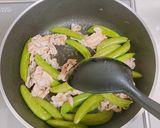 スナップエンドウと豚肉のふわふわ玉子炒め作り方7写真