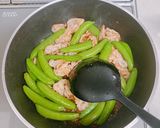 スナップエンドウと豚肉のふわふわ玉子炒め作り方8写真