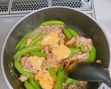 スナップエンドウと豚肉のふわふわ玉子炒め作り方10写真
