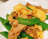 スナップエンドウと豚肉のふわふわ玉子炒め作り方11写真