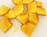 簡単！かぼちゃきなこ団子　離乳食に作り方1写真