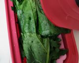 ワカメスープの素でほうれん草の和え物作り方1写真