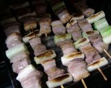 肉汁がじゅわ～！豚バラ肉の串焼き作り方3写真